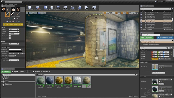 Unreal Materials and Blending