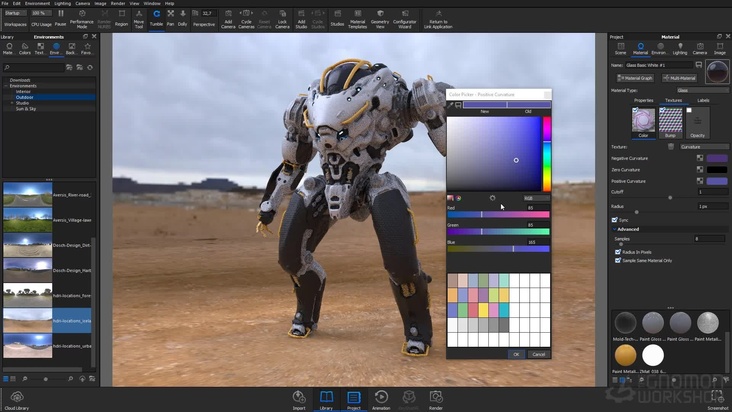 KeyShot Render Passes