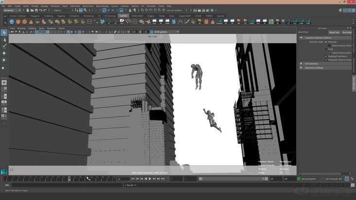 Laying Out a Camera Around the Action