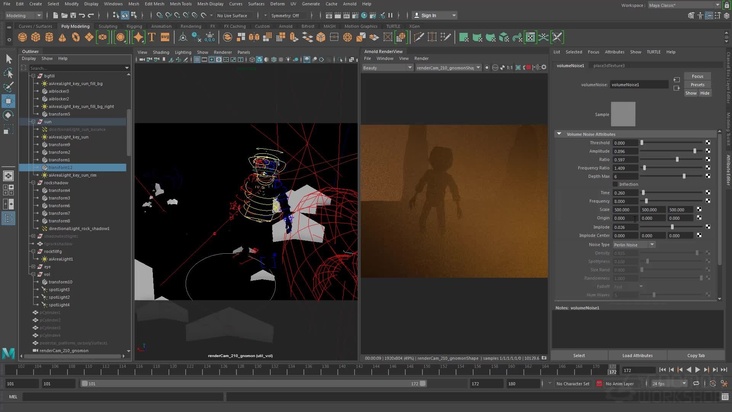 Accent and Volumetric Lighting