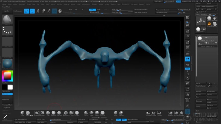 Taming the Beast - Zbrush part 1