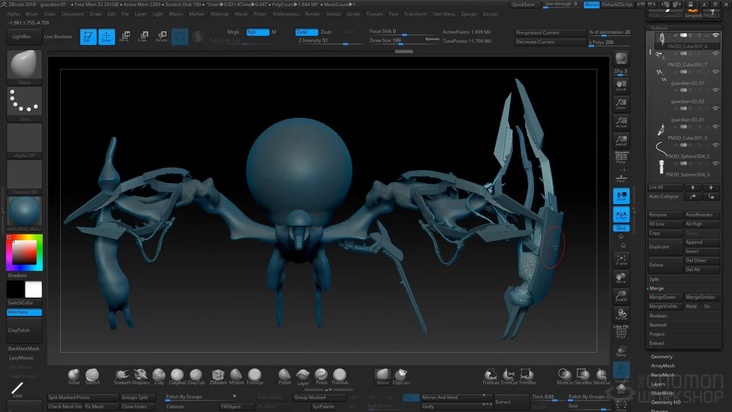 Taming the Beast - Zbrush part 2