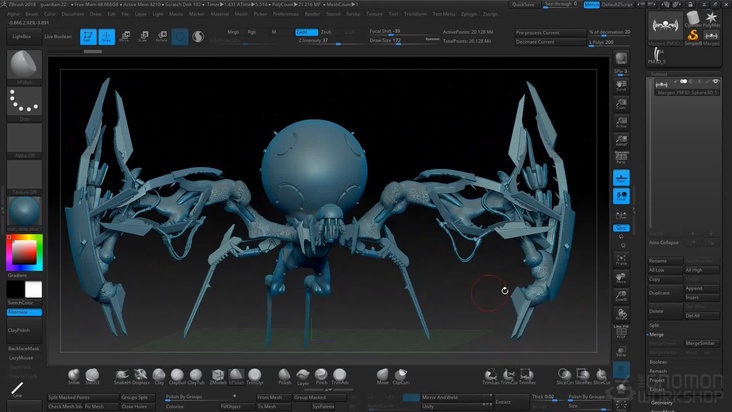 Taming the Beast - Zbrush part 3