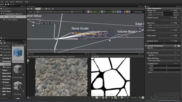 Pattern Stone Sculpting