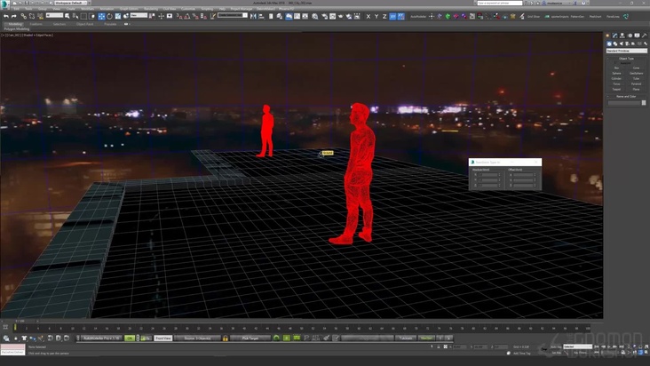 Sci-Fi City Rooftop: Preparing the 2D plate & setting up your 360° in 3D