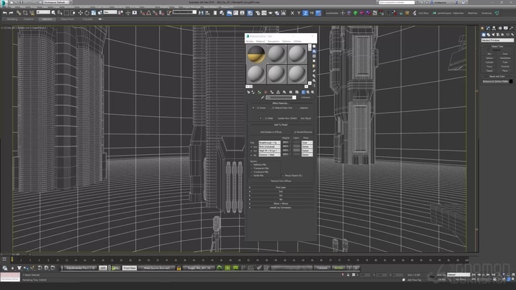 Sci-Fi City Rooftop: Creating 3D props and setting up concept Render Passes