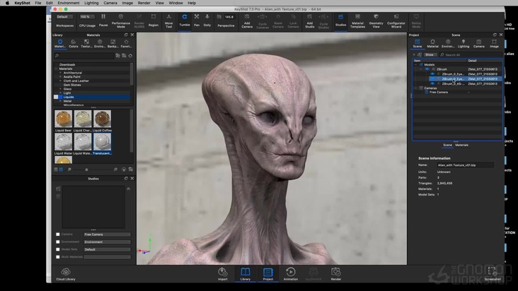 Creature 3D Design Texturing