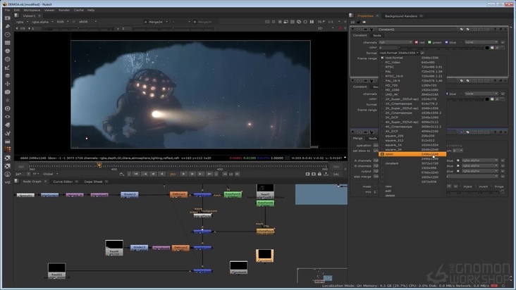 Diving Shot - CGBubbles VRay Metaballs