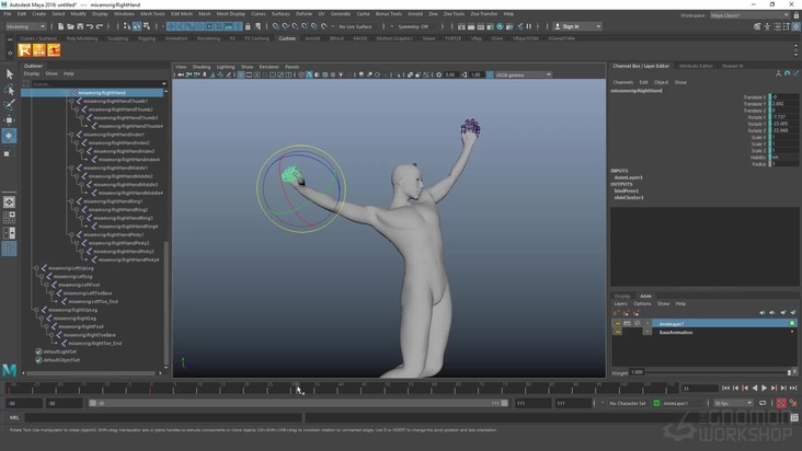 Creating a T-pose and Mocap Cleanup