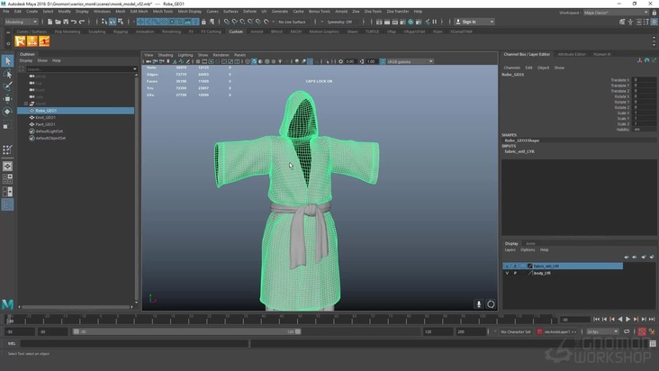 Sim Mesh Modeling - Creating Single Sided Mesh from Render Mesh