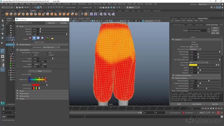 Fixing the Collider and Pants Simulation Continued