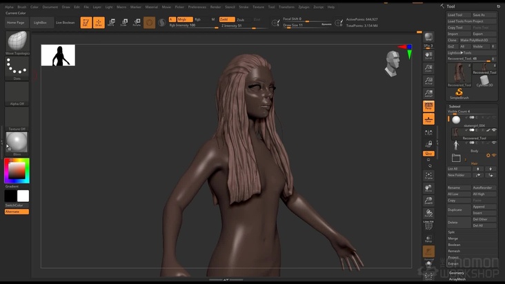 Modeling — Hair Proxy