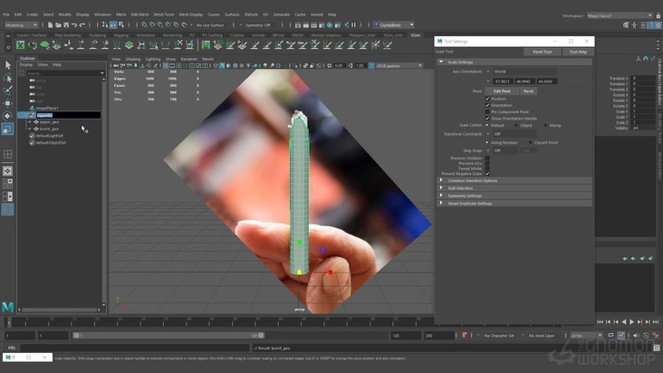 Modeling — Cigarette Modeling in Maya