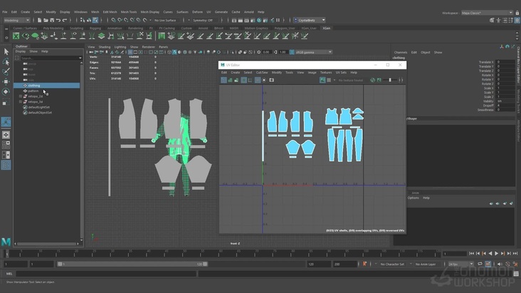 Modeling — Clothing Retopology
