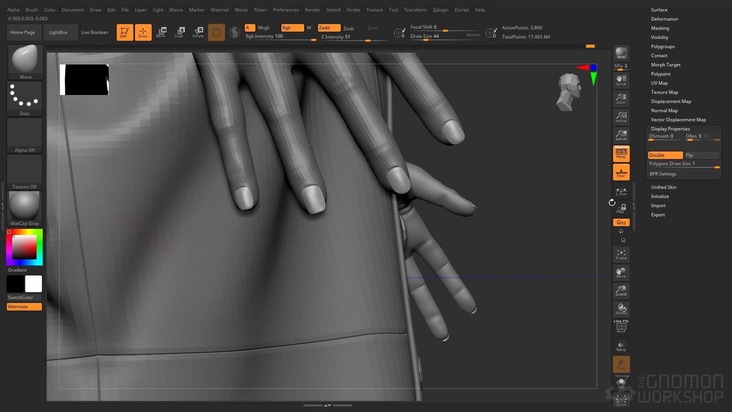 Modeling — Final Sculpting Details