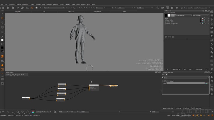 Texturing — Setting Up the Mari Project