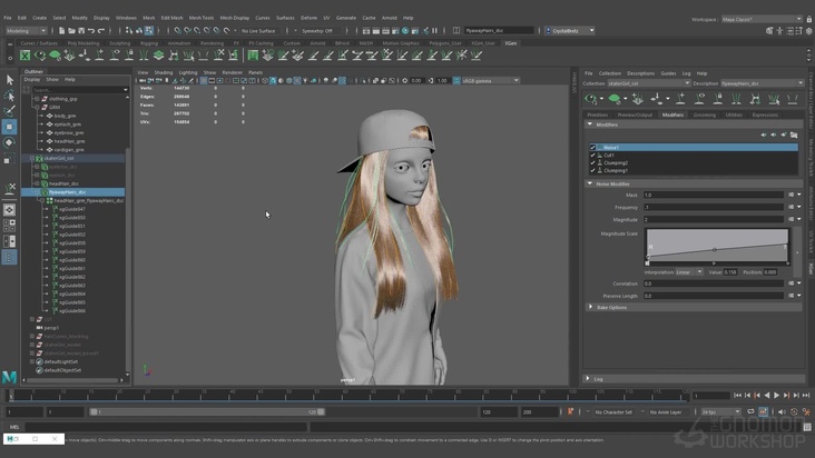 Groom — Adding Flyaway Hairs