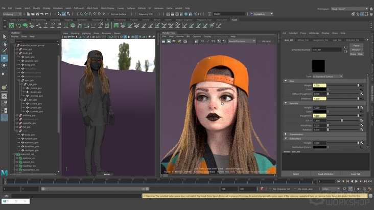 Lookdev — Makeup Tweaks