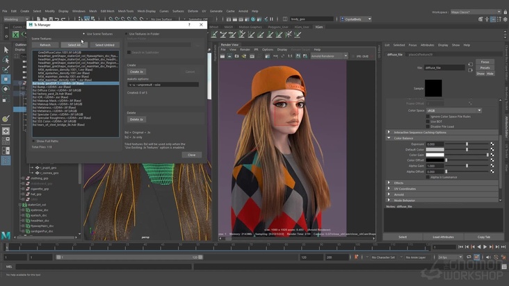 Lookdev — Updating Tex Files