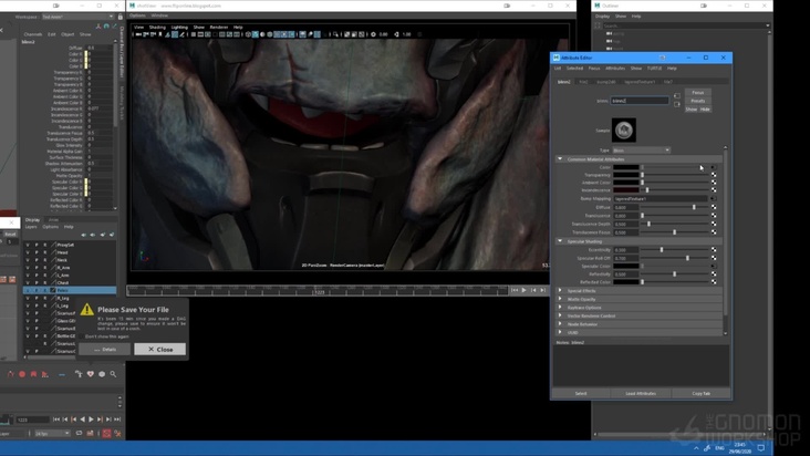 Animating the Tongue and Neck