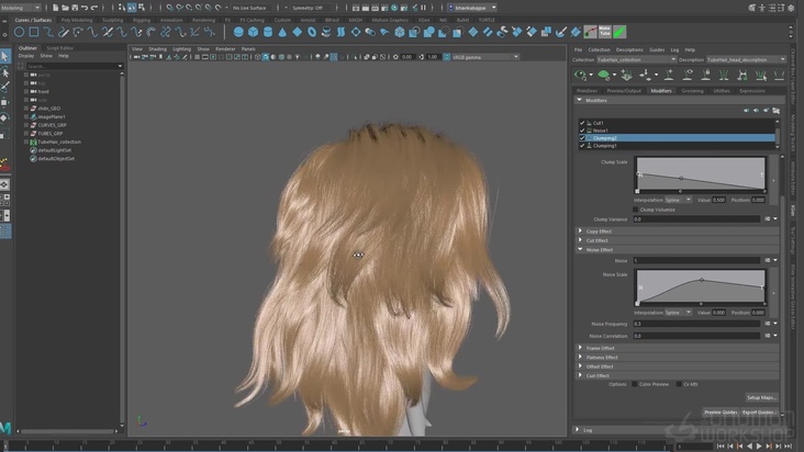 Hairstyle Tube Groom XGen Modifiers — Part 1
