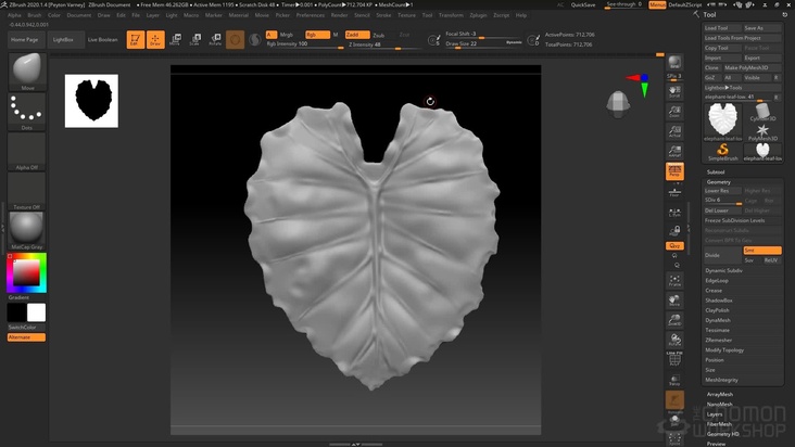 Modeling in Maya & ZBrush