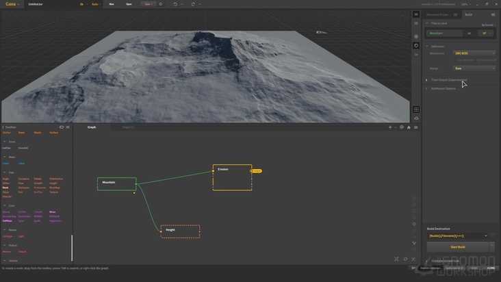 Gaea Overview & Fast Terrain Sketch