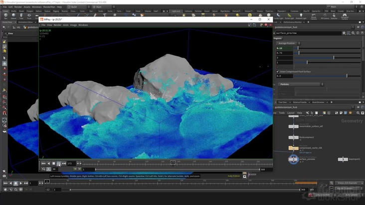 Simulating an Ocean Splash