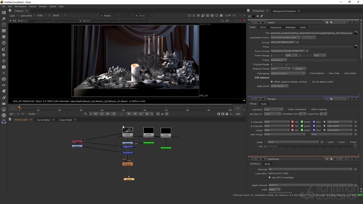 Compositing Lights in Nuke