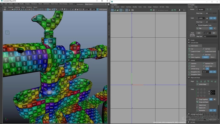 Preparing UVs in Maya