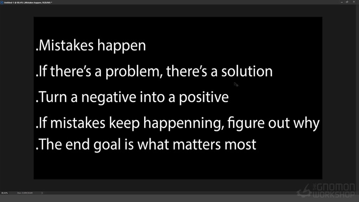 A Quick Note About Making Mistakes...