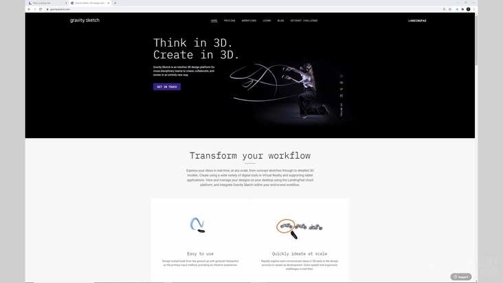 Opening Gravity Sketch