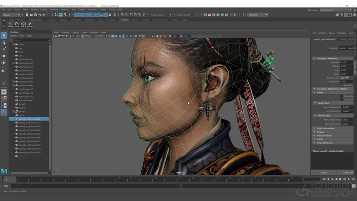 Prepping the Character Geometry for Rigging in Maya