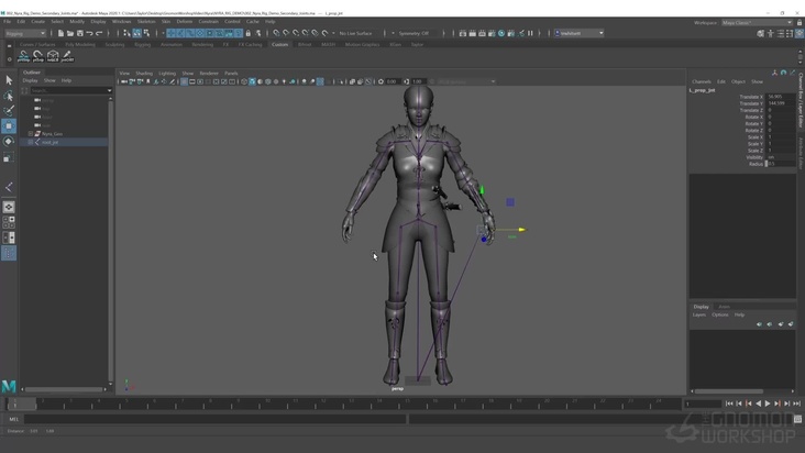Building the Skeleton in Maya — Part 1