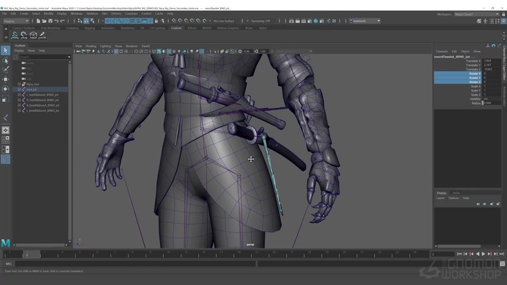 Building the Skeleton in Maya — Part 2