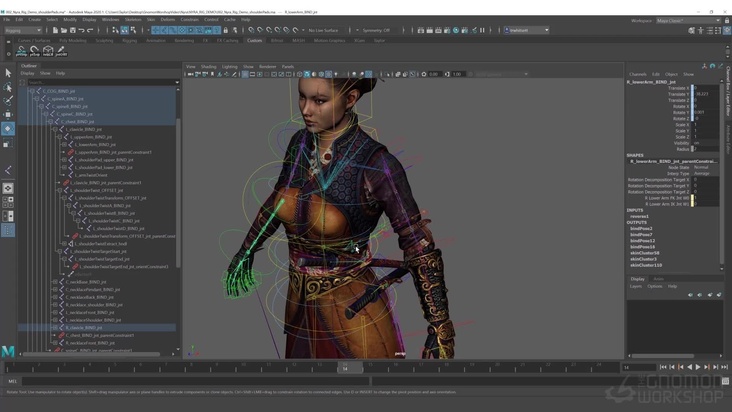 Adding Deformation Helper Joints in Maya