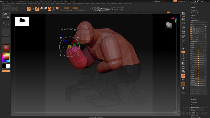Blocking in a Stylized Character in ZBrush — Part 1