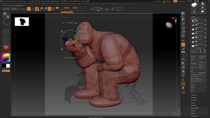 Blocking in a Stylized Character in ZBrush — Part 2