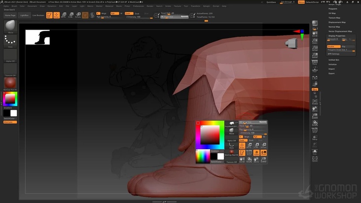 Modeling Legs in ZBrush — Part 2