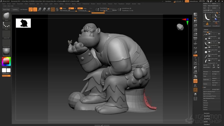 Modeling Stylized Clothing & Props in ZBrush — Part 2