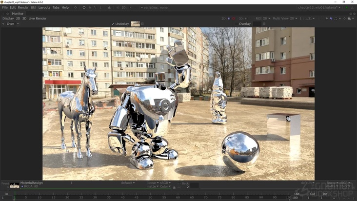 Network Material & Camera Projection