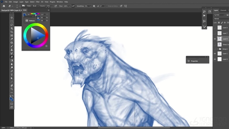 Warts and All: Designing a Creature in Photoshop — Sketch & Form