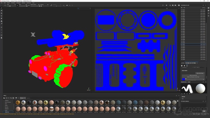 Baking Meshmaps & Assigning IDs for Material Isolation