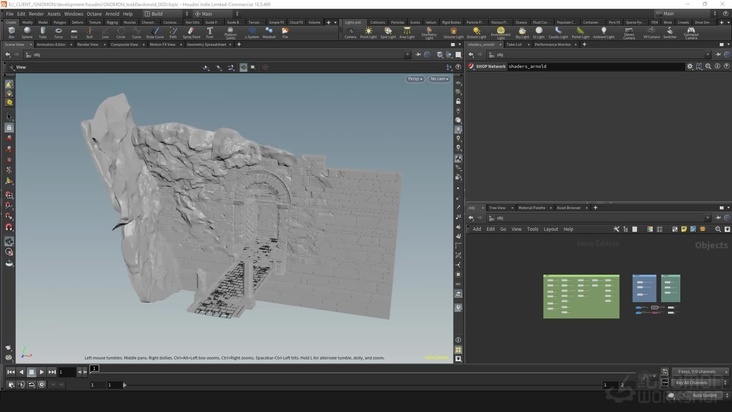 Houdini & Arnold Setup Plus Scene Overview