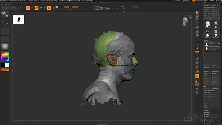 Cleanup Prep in ZBrush