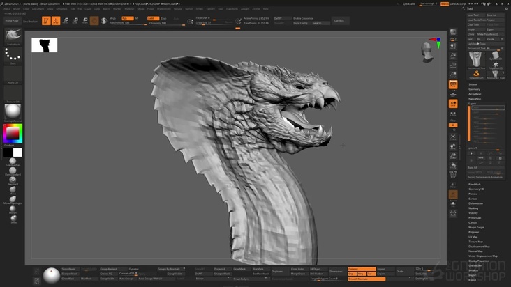 Detailing & Sculpting in ZBrush
