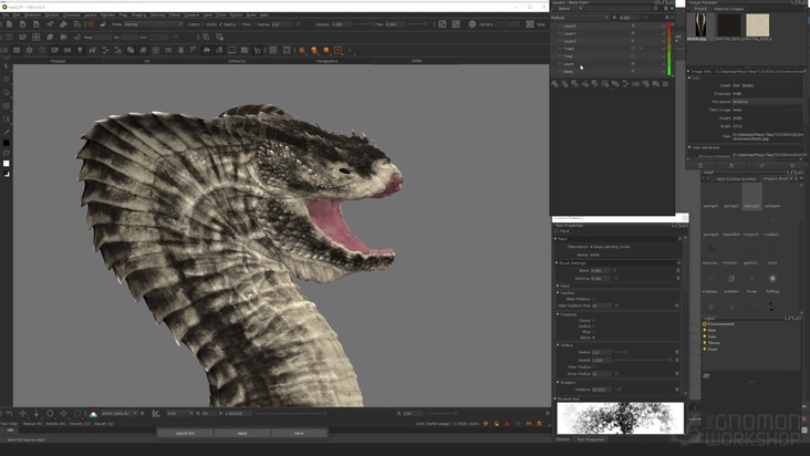 Painting the Body & Face Textures in Mari