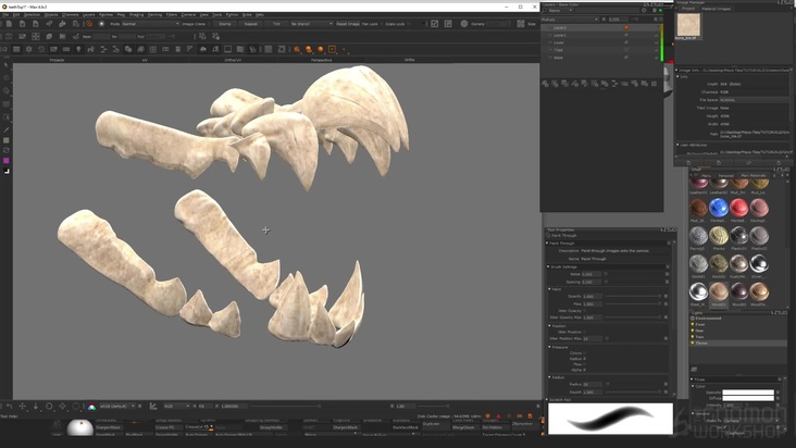 Painting Textures in ZBrush & Mari — Part 1