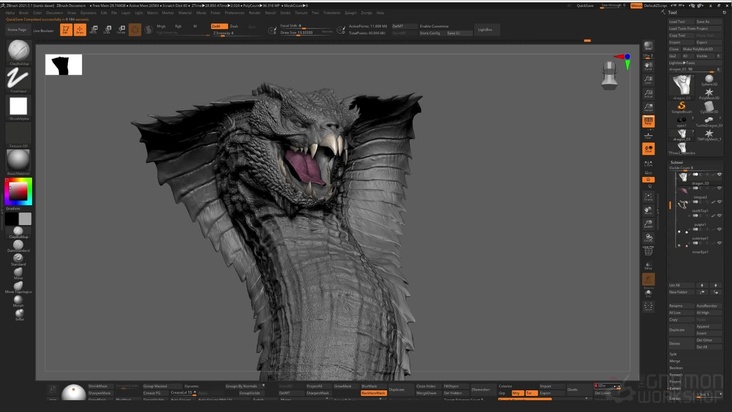 Posing in ZBrush