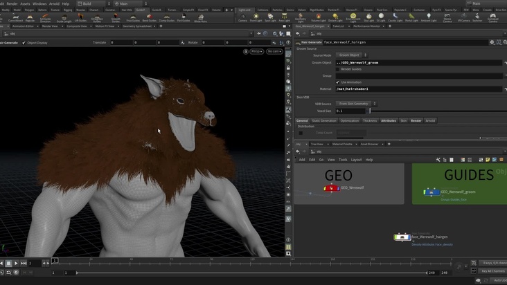 Creating Hair & Various Sized Clumps